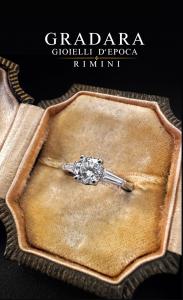 Anello  Solitario  con  Diamanti